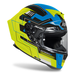 Airoh GP 550 S Challenge sininen/keltainen matta XL