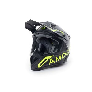 AMOQ Friction MIPS Carbon Kypärä Musta/HiVis S