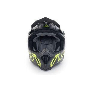 AMOQ Friction MIPS Carbon Kypärä Musta/HiVis L