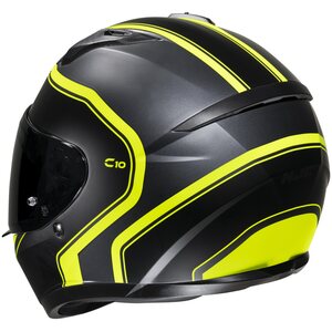 HJC Kypärä C10 Elie Musta/Fluo Keltainen MC3HSF L 58-59cm