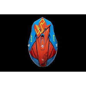 Just1 Kypärä J-39 Thruster Fluo Keltainen/Punainen/Sininen S