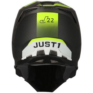 Just1 Kypärä J-22 C Junior Adrenaline Musta/Fluo Keltainen/Carbon Matta M