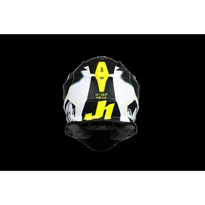 Just1 Kypärä J-18 F Hexa Fluo Keltainen/Musta/Valkoinen XL