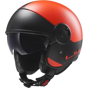 LS2 Helmet OF597 CABRIO VIA Matt Orange/Black S