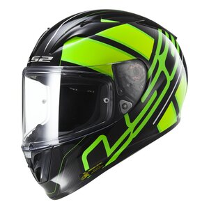 LS2 Helmet FF323 ARROW ION Black Fluo Green S