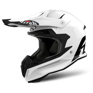 Airoh Helmet Terminator Open Vision, Color white gloss XS