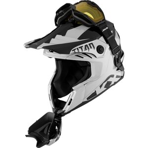 CKX Kypärä + Lasit TITAN Airflow Extra Valkoinen XS