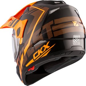 CKX Kypärä QUEST RSV Moosek Sähkövisiirillä Oranssi XS