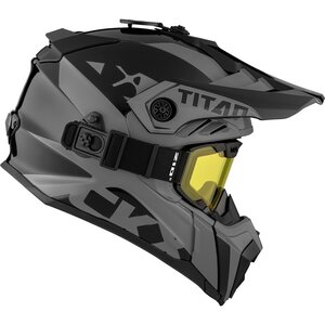 CKX Kypärä + Goggles TITAN Airflow Extra Harmaa S