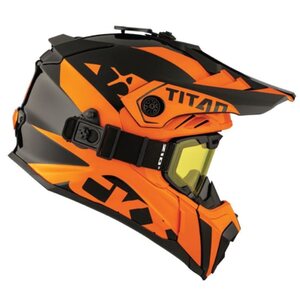 CKX Kypärä + Goggles TITAN Airflow Extra Oranssi S