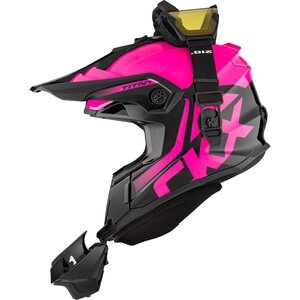 CKX Kypärä + Lasit TITAN Polar Pinkki XL