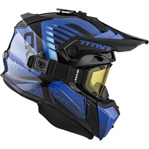 CKX Kypärä + Goggles TITAN Avid Sininen XL