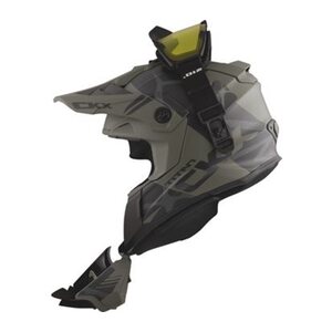 CKX Helmet + Goggles TITAN Climb Matt grey 3XL