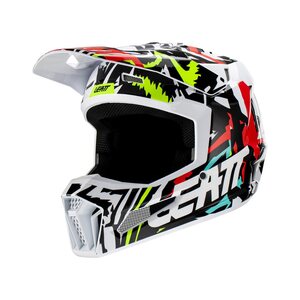 Leatt Helmet Moto 3.5 Jr V23 Zebra
