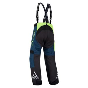 AMOQ Snowcross Housut Musta/HiVis