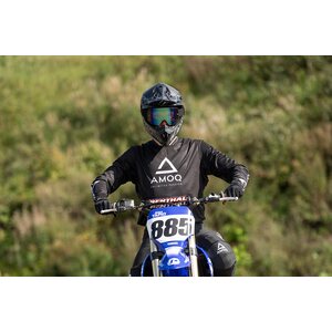 AMOQ Ascent Comp Ajopaita Musta-Valkoinen