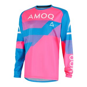 AMOQ Ascent Strive V2 Ajopaita Vaaleansininen-Pinkki