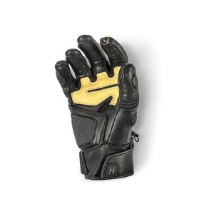 Halvarssons Hanskat Flon Musta / beige
