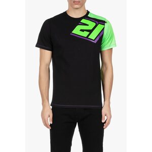 VR46 Franky 21 T-paita, musta-vihreä