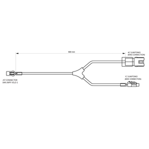 Aim ECU Taipan Y v2 CAN + EXT virtajohto