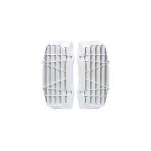 Rtech Oversized Radiator Louvres Reinforced, WHITE, KTM 17-19 450 EXC-F, 16-18 450 SX-F, 18-19 250 EXC TPI/300 EXC TPI, 17 250 EXC/300 EXC, 17-19 250 EXC-F/500 EXC-F, 17-18 250 SX, 16-18 250 SX-F, 17-18 350 EXC-F, 16-18 350 SX-F, 16-18 125 SX/150 SX, 17-