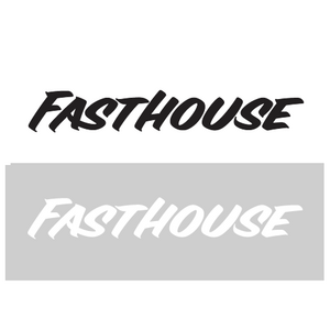 Fasthouse Vinyl Die-Cut Sticker - White 76cm, WHITE