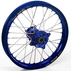 Haan Wheels Complete Wheel, 1,40, 19", FRONT, BLUE, KTM 12-24 85 SX, Husqvarna 20-24 TC 85, 19 TC 85 (17/14), 14-19 TC 85 (19/16), GasGas 21-24 MC 85