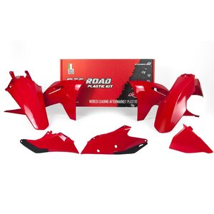 Rtech Plastic Kit, RED, GasGas 21-23 EC 250/EC 250F, 21-23 EC 350F/EC 300