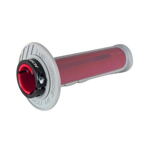 Rtech R20 LOCK-ON GRIPS HALF WAFFLE, NEON RED