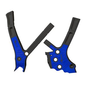 Rtech Frame Protectors, BLACK BLUE, Yamaha 05-24 YZ250, 05-24 YZ125