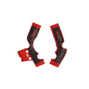 Rtech Frame Protectors, BLACK RED, GasGas 21-24 MC 85