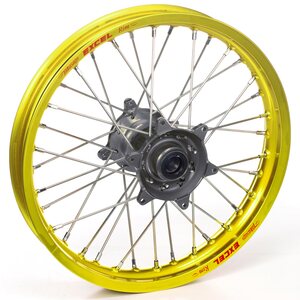 Haan Wheels Complete Wheel, 1,40, 19", FRONT, YELLOW GREY, Suzuki 02-24 RM85, 97-01 RM80