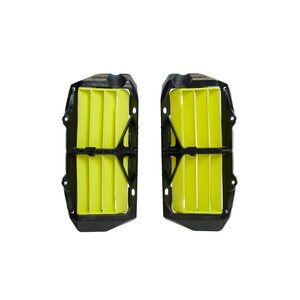 Rtech Oversized Radiator Louvres Reinforced, 2pcs, YELLOW, KTM 20-23 450 EXC-F, 19-22 450 SX-F, 20-22 250 EXC TPI/150 EXC TPI/300 EXC TPI, 23 250 EXC/150 EXC/300 EXC, 20-23 250 EXC-F, 19-24 250 SX, 19-22 250 SX-F, 20-23 350 EXC-F/500 EXC-F, 19-22 350 SX-