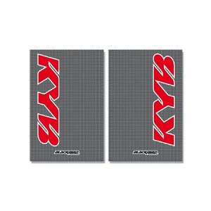 Tecno-X Fork protection sticker KYB, CARBON