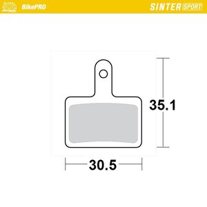 Moto-Master Brake Pads Bicycle Sinter Sport