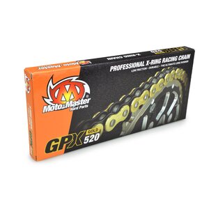 Moto-Master Chain MX GPX-Gold X-Ring, 120 Link, 520