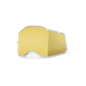 100% RC2/AC2/ST2 Replacement Lens - Injected Mirror Gold