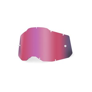 100% RC2/AC2/ST2 Replacement Lens - Mirror Pink