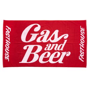 Fasthouse Gas & Beer Towel, Red