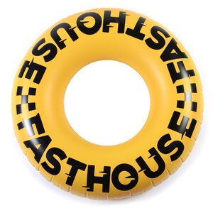 Fasthouse Twister Pool Floatie, Yellow/Black