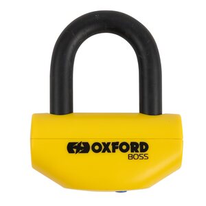 Oxford Boss Disc lock 12,7mm Gul