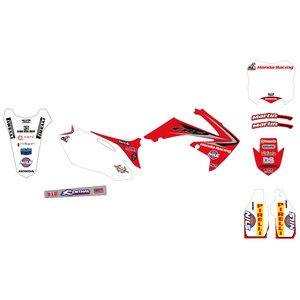 Why Stickers Replica Kit Martin Racing CRF 250, 04-09, Honda 04-09 CRF250R