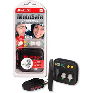 Alpine Moto Safe korvatulpat Sis. lisäksi 1 kpl varatulppa