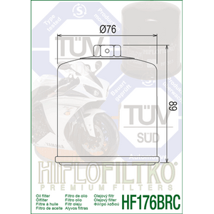 HiFlo öljynsuodatin HF175BRC