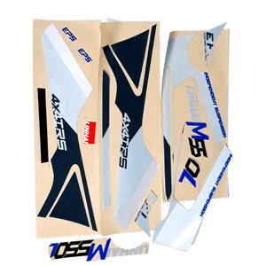 Linhai COMPLETE STICKER SET - LINHAI LOGO ( WHITE PLASTIC) M550L