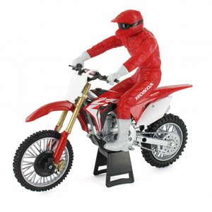 New-Ray 1:12 Honda CRF 450R 2017 kuskin kanssa