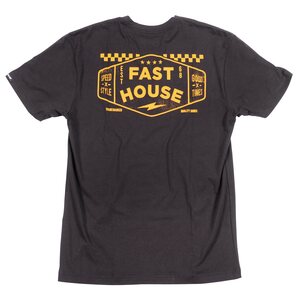 Fasthouse Station SS Tee, Black, ADULT, S