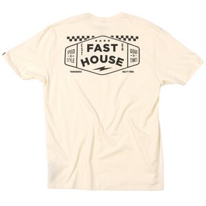 Fasthouse Station SS Tee, Natural, ADULT, S