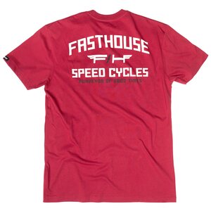 Fasthouse Elevate SS Tee, Cardinal, ADULT, M