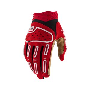 100% AIRMATIC 2 Gloves Red/Black, ADULT, L, BLACK RED